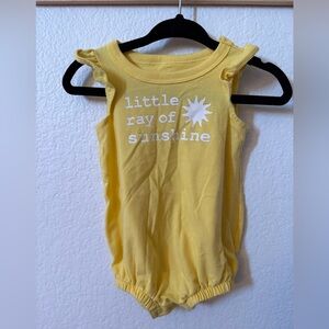 Cat & Jack Yellow Baby Romper